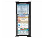 Trifold WhiteCoat Clipboard® - Black Critical Care Edition